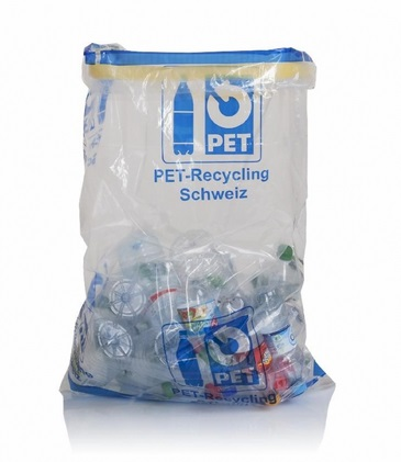 PET-Säcke 110 Liter
für Recycling PET-Flaschen
Rollen à 10 Stück
(Lieferung nur mit Getränkebestellung)
