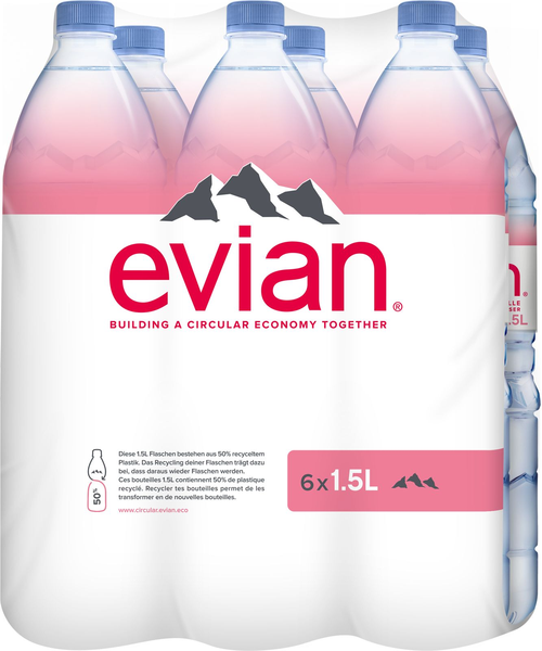 Evian ohne CO2 Schrumpf