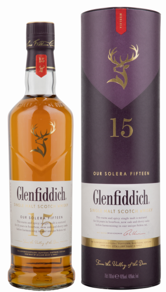 Whisky Glenfiddich Our Solera Fifteeen 
15 Years Single Malt Scotch