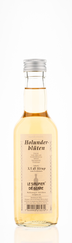 Holunderblüten Sirup 
Le Sirupier de Berne *