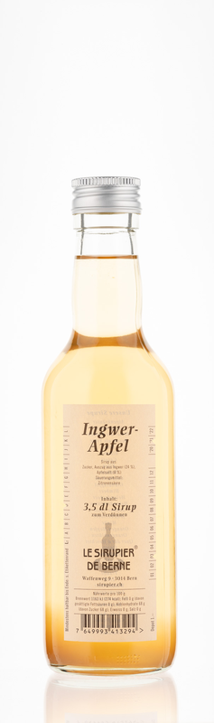Ingwer-Apfel Sirup 
Le Sirupier de Berne *