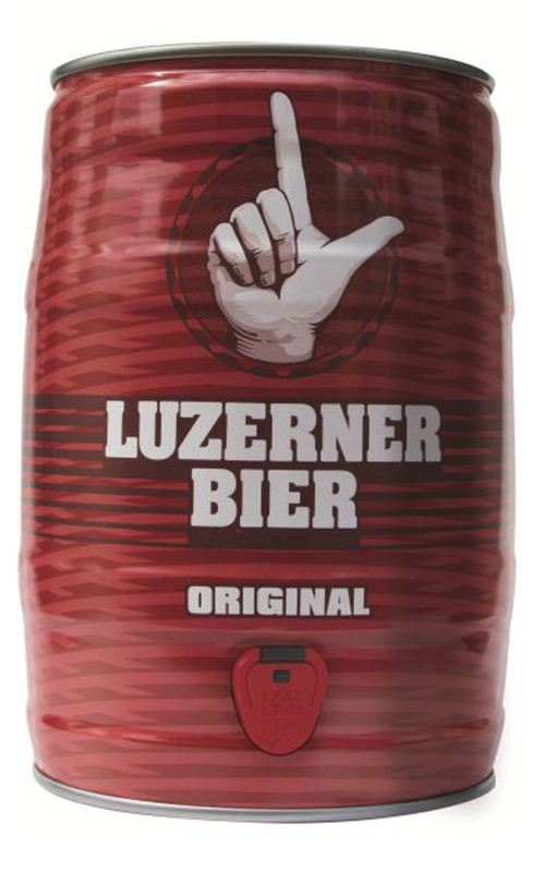 Luzerner Bier Original ThermoKEG 10 Liter
24h vor Gebrauch kühlen
(Anstichgarnitur mitgeben -> Hahnen / Dichtung / Belüftungsschraube)
