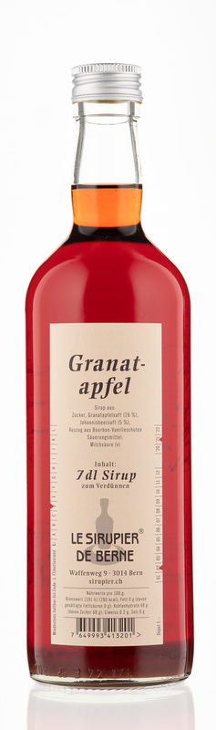Granatapfel Sirup 
Le Sirupier de Berne