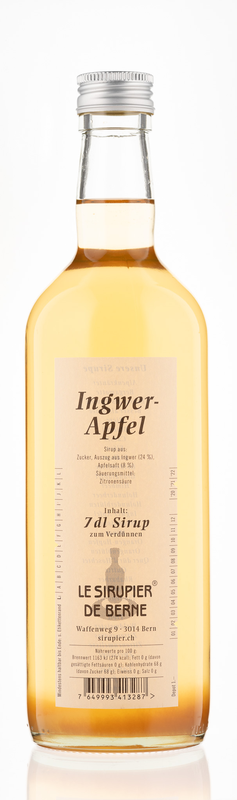 Ingwer-Apfel Sirup 
Le Sirupier de Berne *