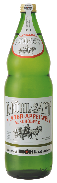 Möhl Saft klarer Apfelwein alkoholfrei