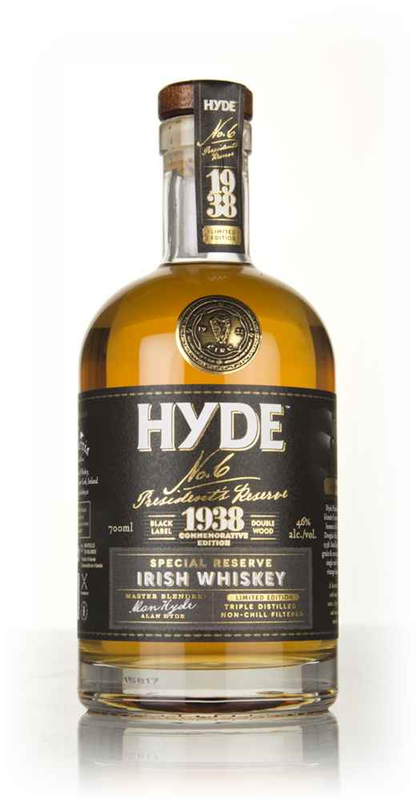 Hyde No. 6, 1938 Presidents Reserve
Irish Blended Whisky