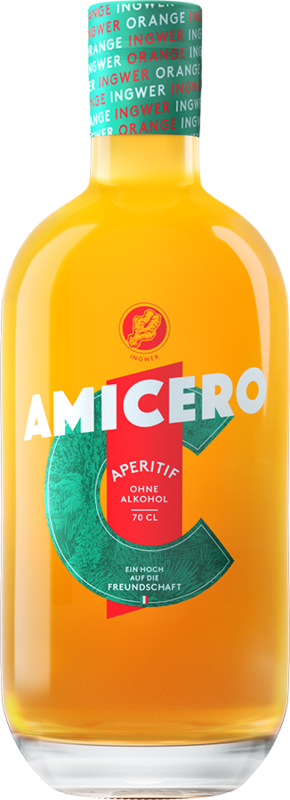 Aperitif Amicero alkoholfrei 
Ingwer-Orangen