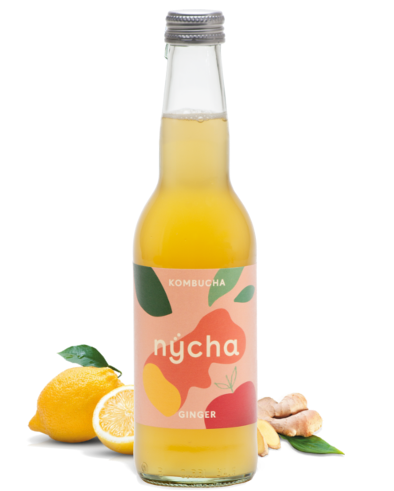 NYCHA Kombucha Ingwer 
Kann Restalkohol enthalten 0.6%