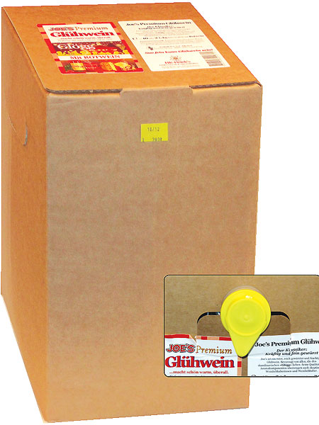 Joe's Glühwein rot
10 Liter Bag-in-Box 