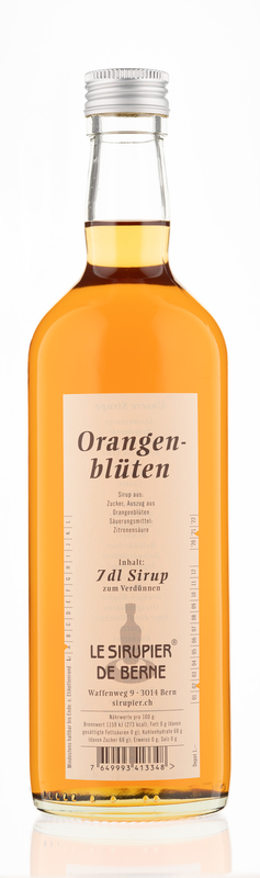 Orangenblüten Sirup *
Le Sirupier de Berne