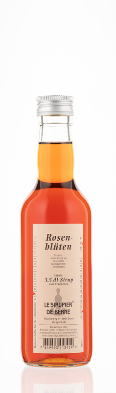 Rosenblüten Sirup 
Le Sirupier de Berne *