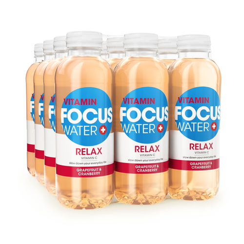 FOCUSWATER RELAX
Grapefruit & Cranberry