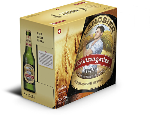 Schützengarten Landbier 8-Pack *
helles Lagerbier 