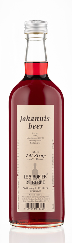 Johannisbeer Sirup 
Le Sirupier de Berne *