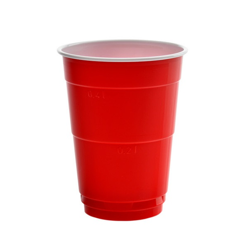 4-dl-Becher PS "Party Cup"
Beerpong rot/weiss