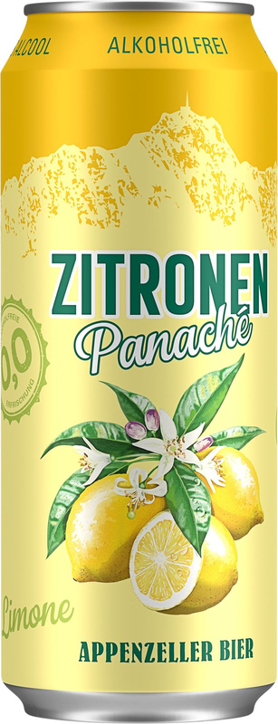 Appenzeller Bier
Zitronen-Panaché alkoholfrei Dosen 