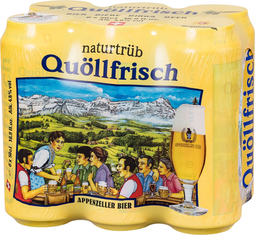 Appenzeller Quöllfrisch Naturtrüeb Dosen *