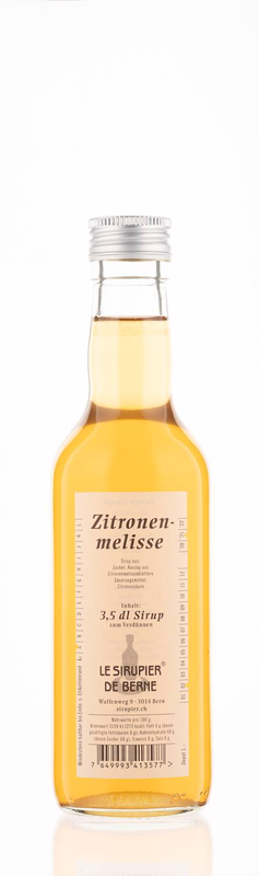 Zitronenmelisse Sirup 
Le Sirupier de Berne *