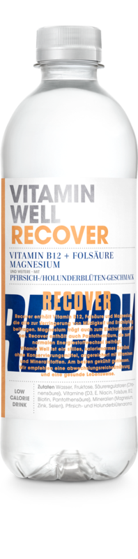 Vitamin Well Recover 
Pfirsich-Holunderblüten