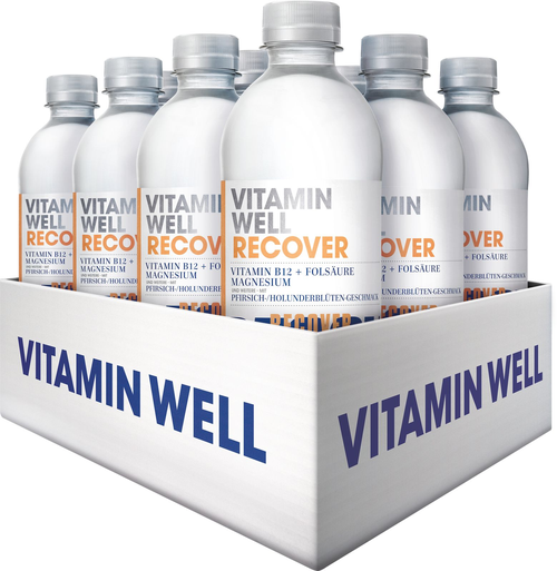 Vitamin Well Recover 
Pfirsich-Holunderblüten