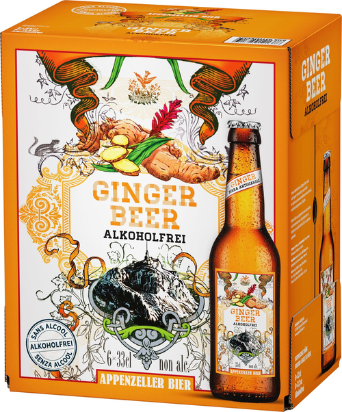 Appenzeller Ginger Beer
 alkoholfrei 6er