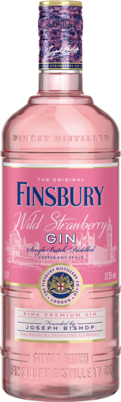 Finsbury Gin Wild Strawberry Pink 