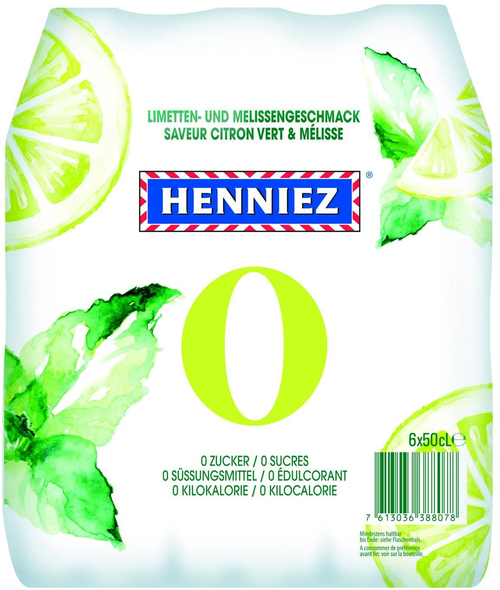 HENNIEZ 0Kcal Limetten-Melisse *