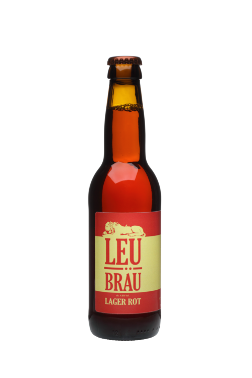 Leu Bräu Lager rot 
Amber