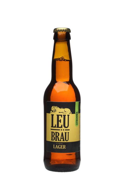 Leu Bräu Lager hell citronée