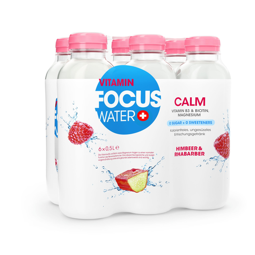 FOCUSWATER CALM
Rhabarber & Himbeere 