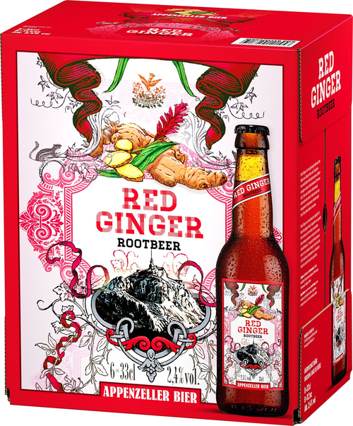 Appenzeller Bier Red Ginger Rootbeer 6-Pack 