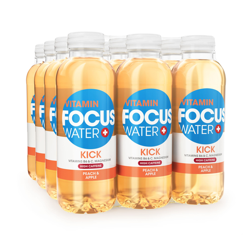 FOCUSWATER KICK
Pfirsich & Apfel 