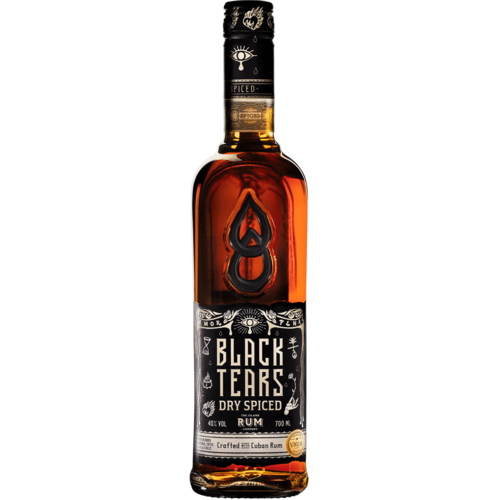 Rum BLACK TEARS Dry Spiced 