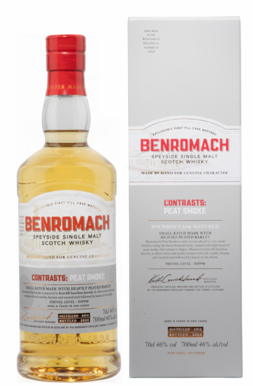 Benromach Contrasts: Peat Smoke 55PPM 2012 