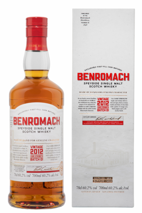 Benromach Cask Strength Single Malt 2012 