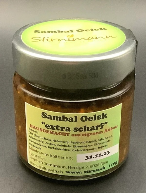 Sambal Oelek scharf  "Stirnimann"