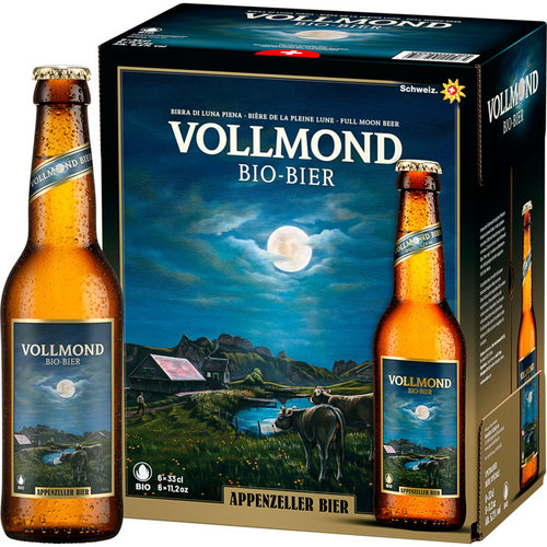 Appenzeller Vollmond Bio hell 6-Pack *