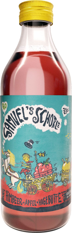 Samuel's Schorle
Apfel Himbeere-Hagebutte *