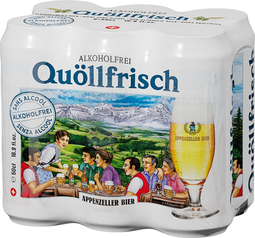 Appenzeller Quöllfrisch alkoholfrei Dosen *