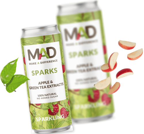 MAD Sparks
Apple & Green Tea Extracts Dosen *