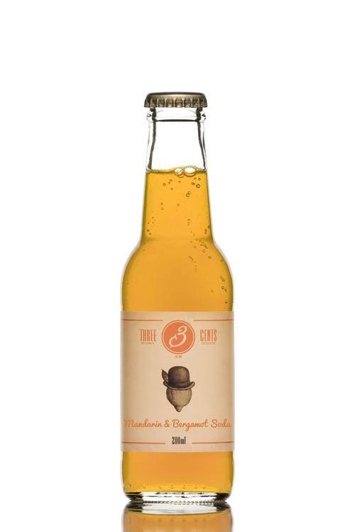 Three Cents Mandarin & Bergamot Soda *