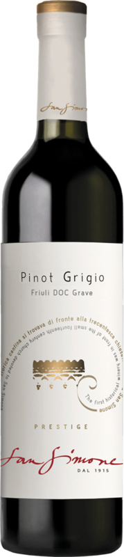 Pinot Grigio Friuli Grave DOC
"Prestige" Azienda San Simone 