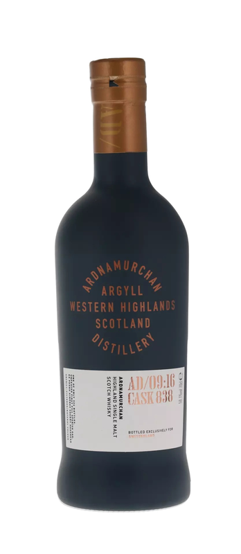 Ardnamurchan AD/09:16 Cask 838
Exklusive for Switzerland Highland Single Malt Scotch