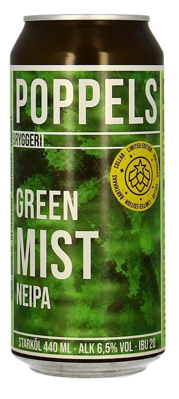 Poppels Green Mist NEIPA Dose, Vegan