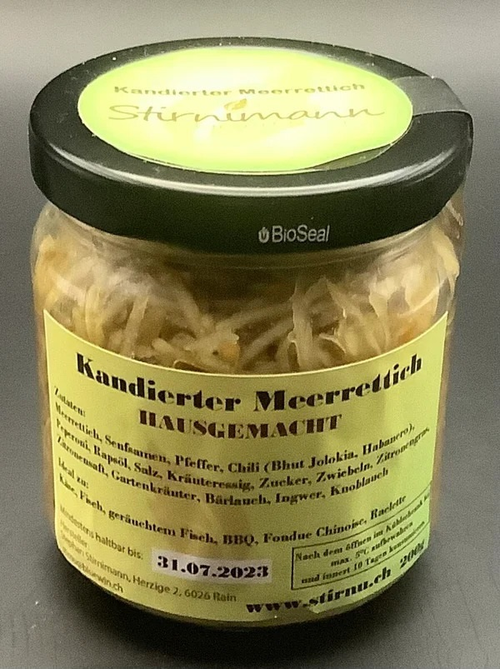 Kandierter Meerrettich 200g "Stirnimann"