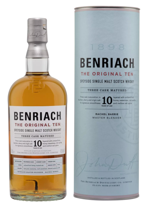 Benriach The Smoky Ten 10yrs Old
Single Malt Scotch Whisky *