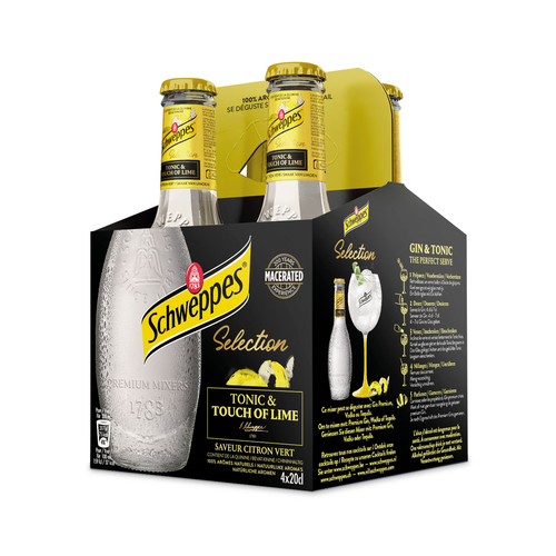 Schweppes Selection
Tonic & Touch of Lime *