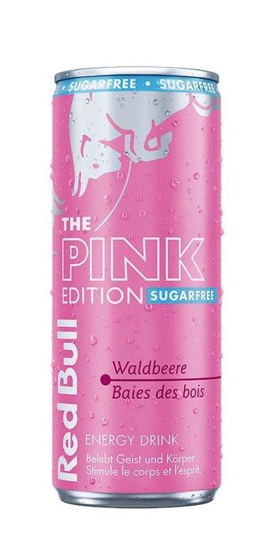 Red Bull The Pink Edition Sugarfree - Waldbeere