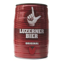 Luzerner Bier Original ThermoKEG 10 Liter
24h vor Gebrauch kühlen
(Anstichgarnitur mitgeben -> Hahnen / Dichtung / Belüftungsschraube)
