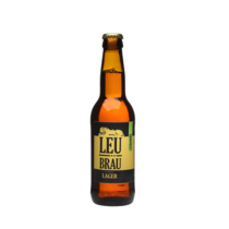 Leu Bräu Lager hell citronée